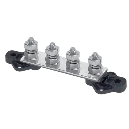 BEP MARINE Pro Installer Bus Bar - 4 Way - 150A - 1/4" Studs BB-4S-150A/DSP